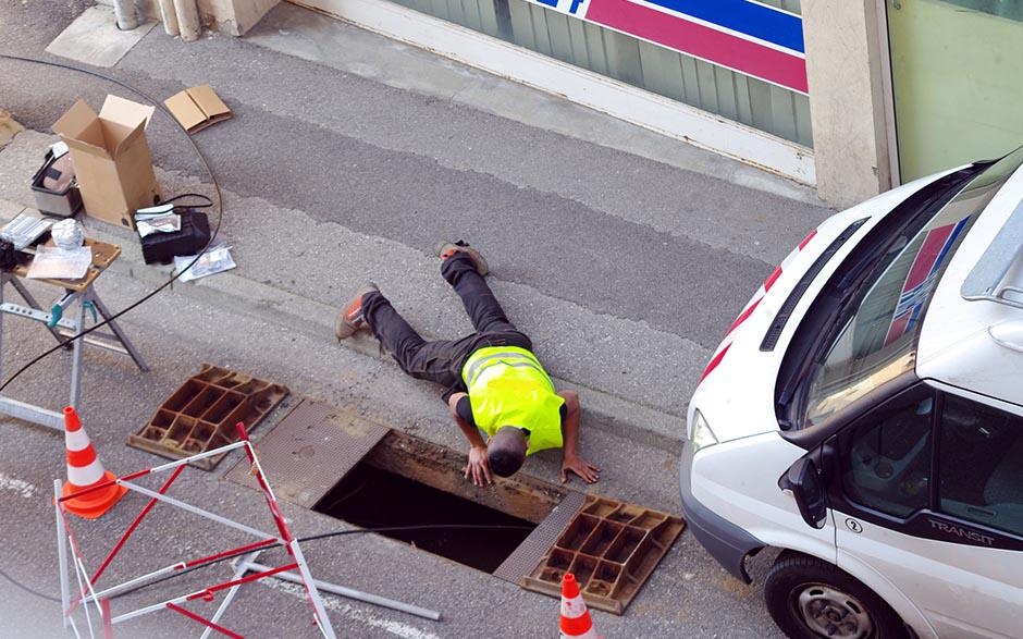 curage canalisation eaux usées Rouville